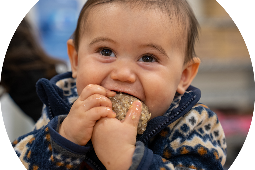 California Indian Museum Child eating