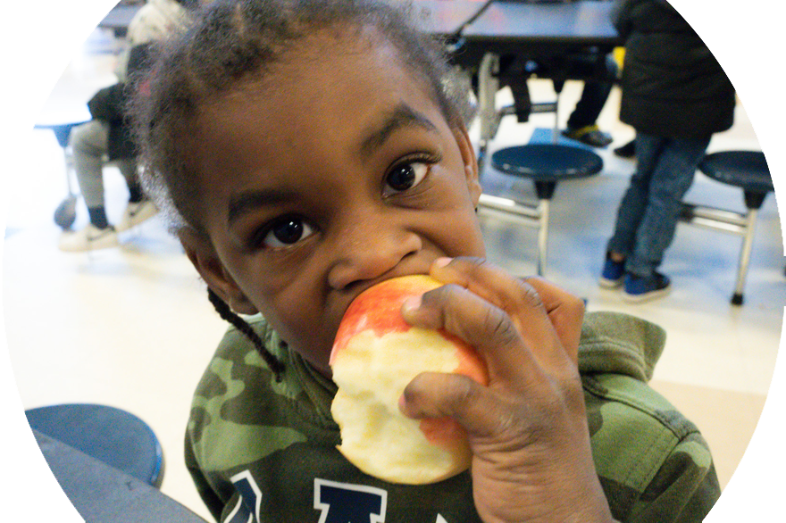 Groundwork – Boy eating an apple
