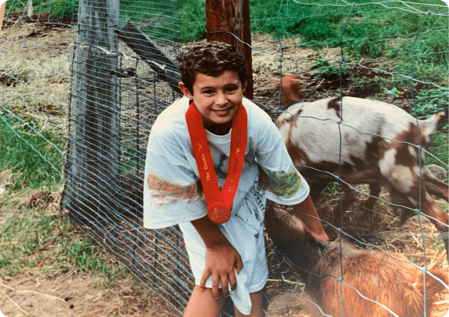 Chris Woll as a young camper