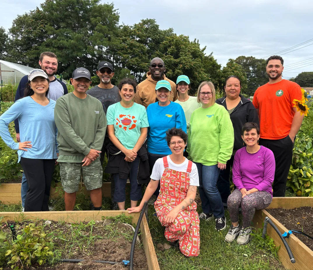 Group at community garden